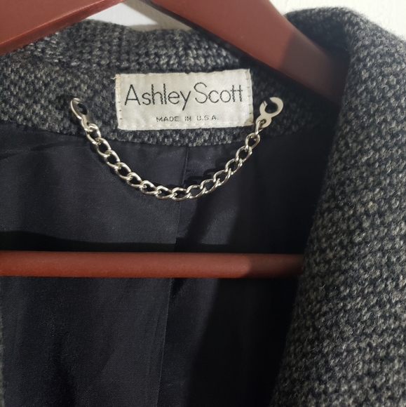 Ashley Scott Coat 100% Wool Men - Picture 8 of 10